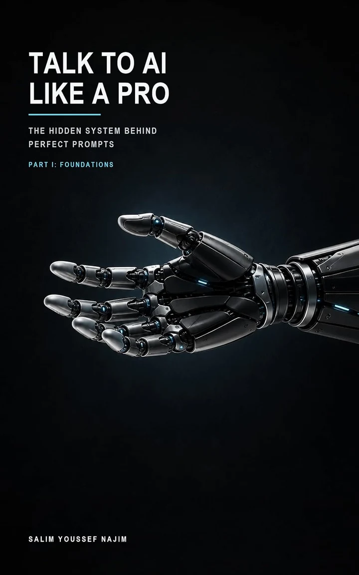 Talk to AI Like a Pro: The Hidden System Behind Perfect Prompts — original book cover
