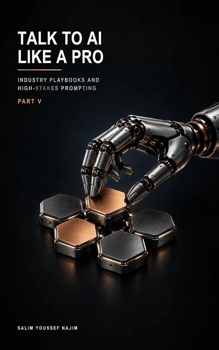 Talk to AI Like a Pro: Industry Playbooks and High-Stakes Prompting — original book cover