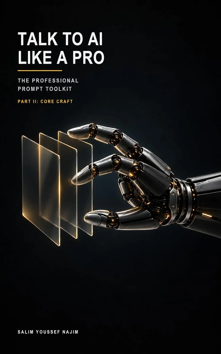 Talk to AI Like a Pro: The Professional Prompt Toolkit — original book cover