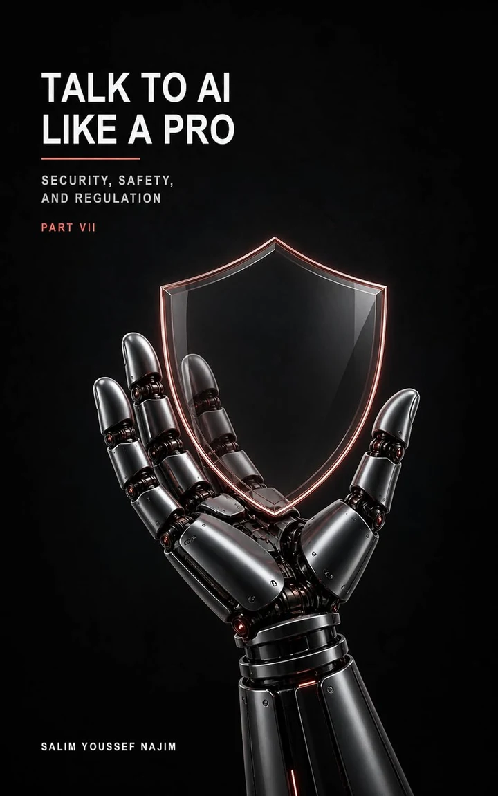 Talk to AI Like a Pro: Security, Safety, and Regulation — original book cover